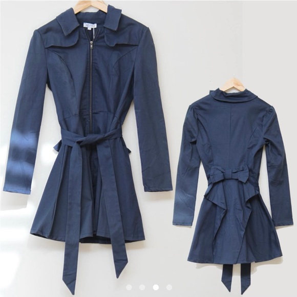 HOST PICK⭐️Blazer DRESS 💙 by Xenia Boutique 🖤New with tags💙Navy - Picture 2 of 4